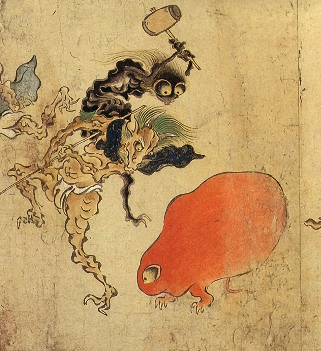 This may be the first photograph of the mysterious Okka. In Japan it is known as a yōkai, with only a few old scrolls alluding to it.
The reason for its elusiveness is the highly deadly poison it sprays around it. Those who have been close enough to see it have quickly perished.