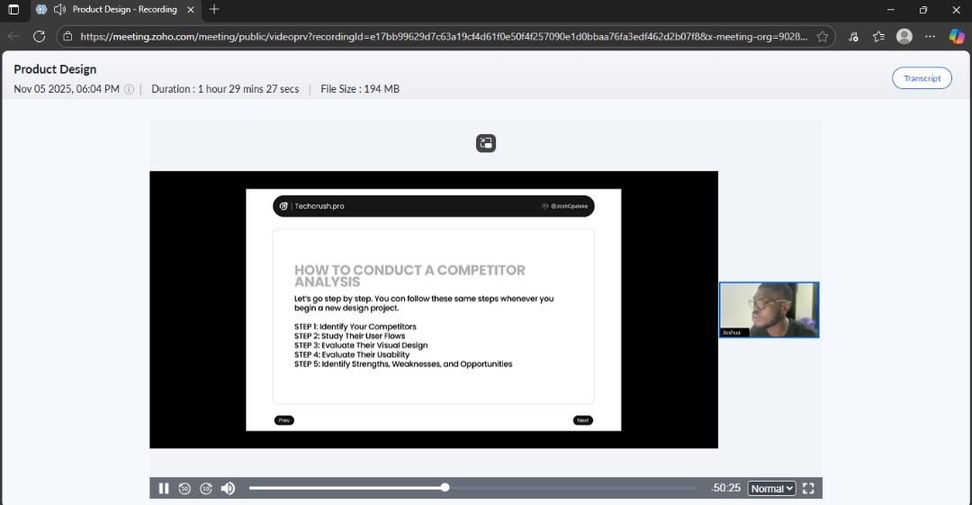 Lilfrankie003's tweet image. My Tech journey started @TechCrushHQ and it  has helped me grow in clarity, skill, and confidence. I started unsure, but step by step I learned to approach design with purpose. Proud of the progress so far and ready for what’s next.
#TechCrushOneMonthRecap