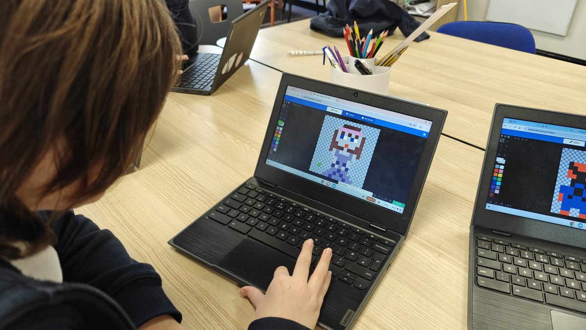 Code_Created's tweet image. Back in Wales this week, delivering workshops at Bryn Bach Primary and Cwm Primary as part of our Blaenau Gwent BG STEM Tech Tour. The creativity was incredible, with pupils creating awesome pixel-art graphics for their games!

codecreated.com/2025/11/03/bla…