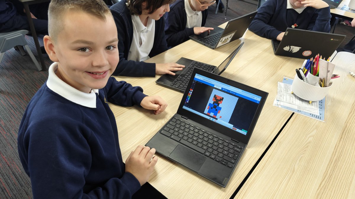 Code_Created's tweet image. Back in Wales this week, delivering workshops at Bryn Bach Primary and Cwm Primary as part of our Blaenau Gwent BG STEM Tech Tour. The creativity was incredible, with pupils creating awesome pixel-art graphics for their games!

codecreated.com/2025/11/03/bla…