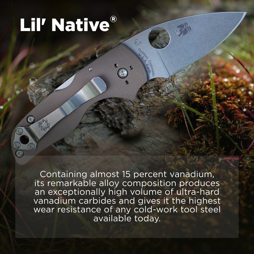 SportsandGadget's tweet image. 🗡️ Spyderco Lil’ Native Mid Back Lock CPM 15V Sprint Run

✨ CPM 15V full-flat blade
🖤 Brown G-10 handle
🔒 Mid back lock
📏 2.42&quot; blade / 5.89&quot; overall
⚡ Limited Sprint Run

Shop 👉 sports-and-gadgets.com/collections/ne…

#Spyderco #LilNative #CPM15V #SprintRun #KnifeCollectors #Wearable4U
