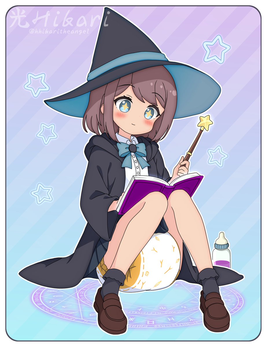 HHikariTheAngel's tweet photo. Late-night magic study! ✨ She's got her spellbook, her wand, and all the comfy essentials, a bottle for breaks and extra fluffy padding to help her focus on mastering that tricky new spell.

DeviantArt: https://t.co/nzsHQRaEmh

#abdlart #abdl https://t.co/Gu7sA59Uod