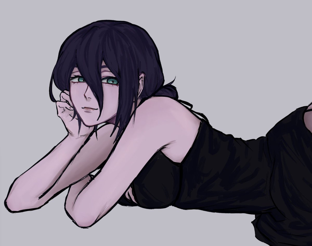 xuyouyii's tweet image. reze wip.....uni first semester is almost done so I might be able to get a bunch of my wips finished soon 🙏