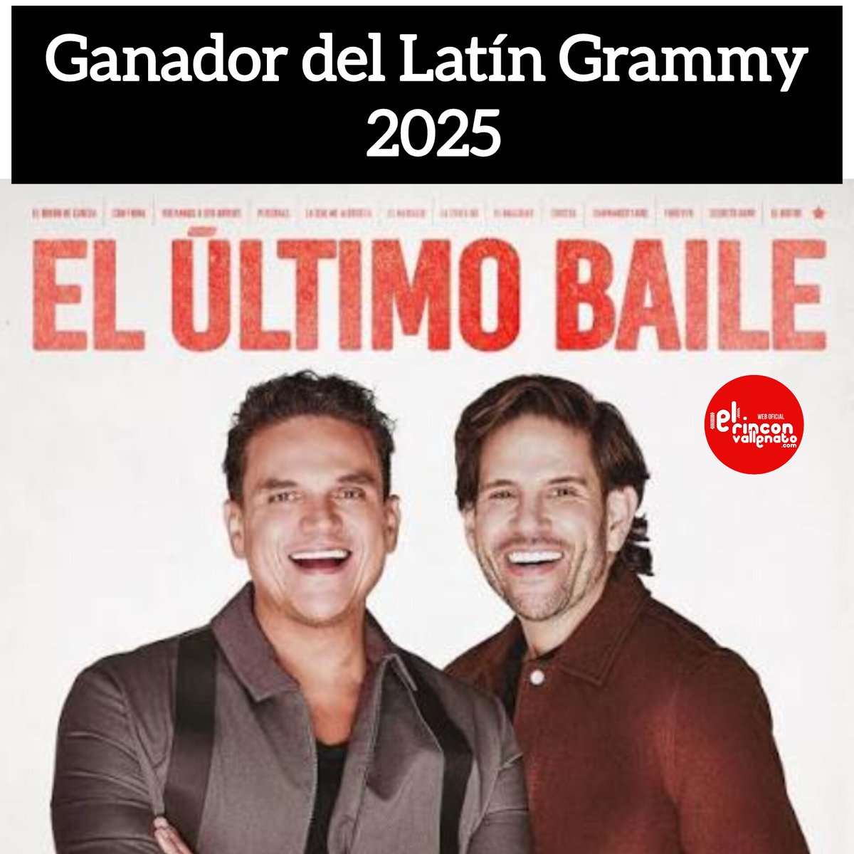 Silvestre Dangond y Juancho de la Espriella ganadores Latín Grammy