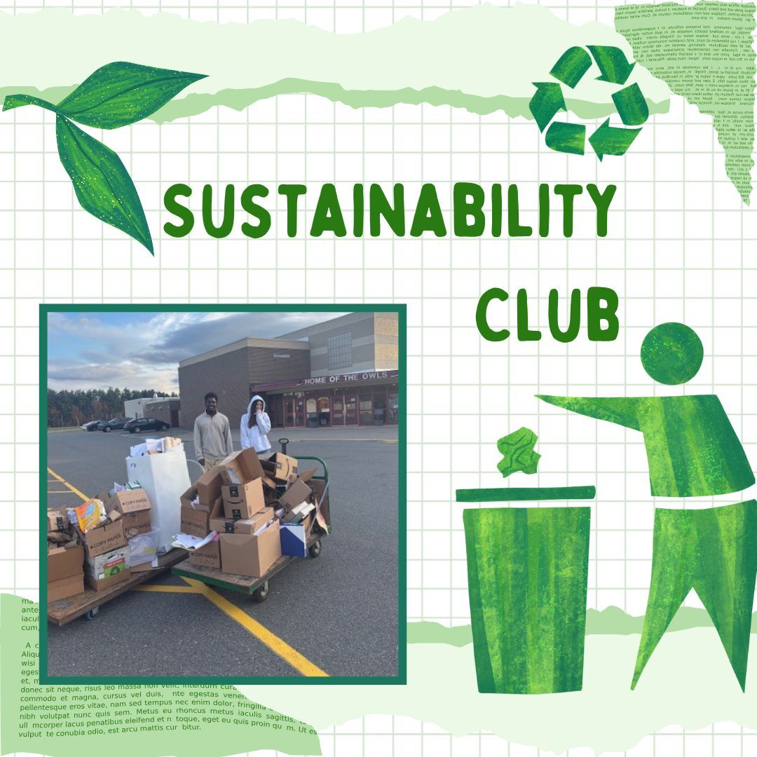 On Wednesday after school Sustainability members Autumn H. and DJ S. worked tirelessly to collect three trolleys worth of paper! This is a record for amount of paper collected and they nearly missed the late bus getting all this paper into the dumpster.