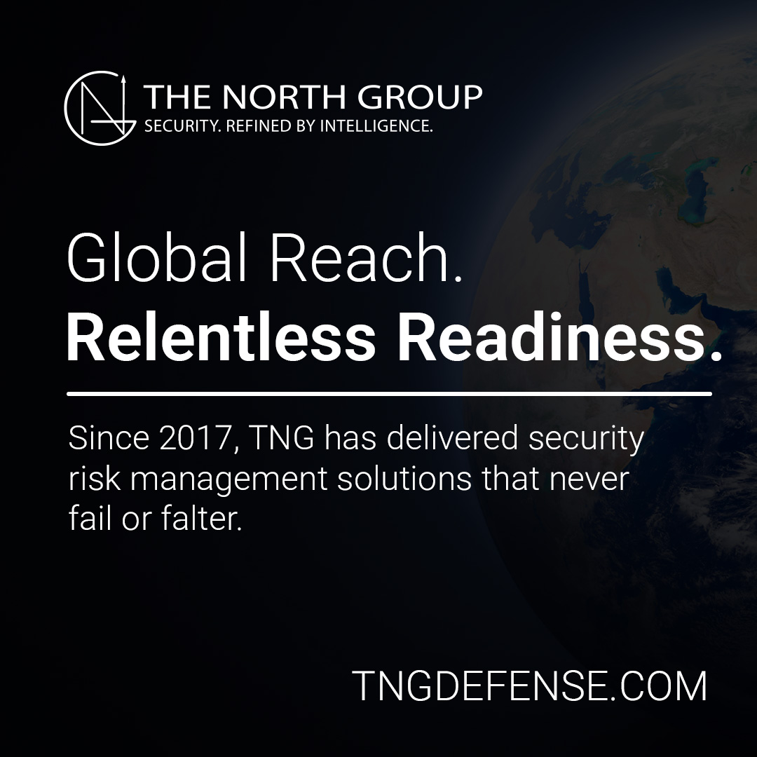 TNGDEFENSE's tweet image. Global reach. Relentless readiness.
Since 2017, TNG has delivered integrity-based security and consulting solutions that never fail or falter.  tngdefense.com

#SecurityConsulting #ReadinessWithoutCompromise #ProtectWhatMatters