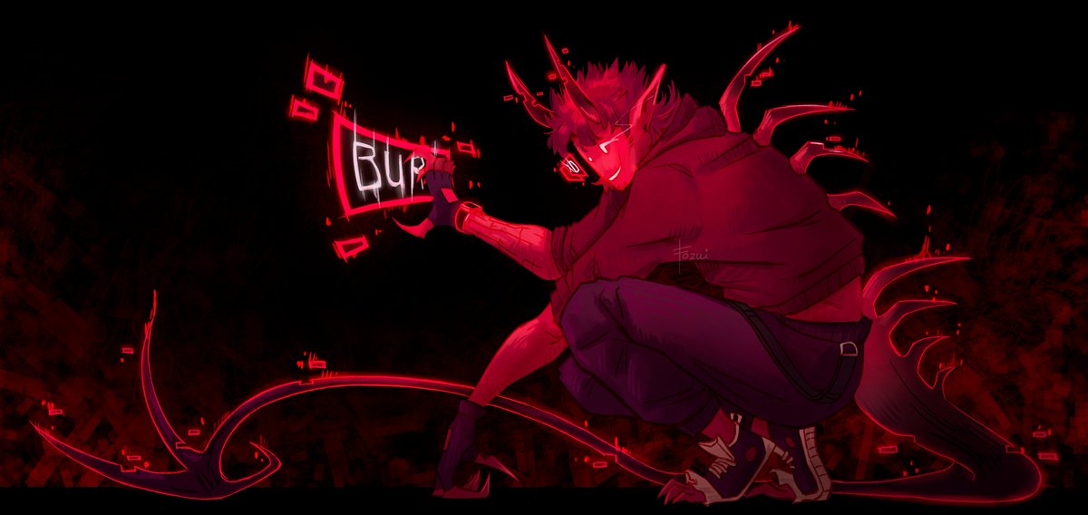 Fozuii's tweet image. Made a quick drawing of my C00lkidd for fun :3
#coolkidd