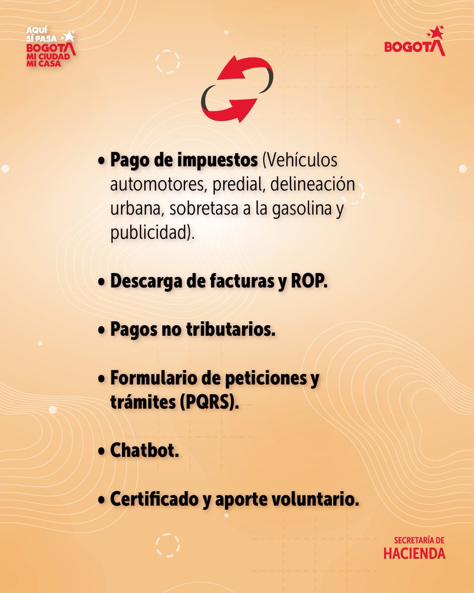 HaciendaBogota's tweet image. 📌#TenloenCuenta A partir de las 4:00 p.m. del viernes 14 de noviembre hasta el martes 18 de noviembre, se realizará una actualización de nuestra plataforma digital 💻, y no estarán habilitados los siguientes servicios: