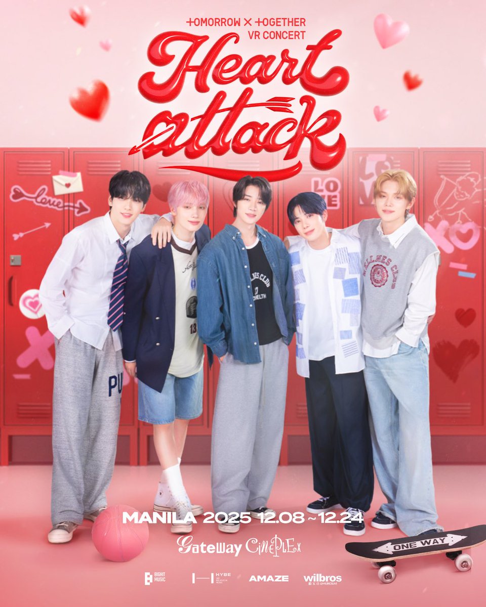 WilbrosLive's tweet image. Exciting news for MOA! ➕✖️➕
𝐓𝐎𝐌𝐎𝐑𝐑𝐎𝐖 𝐗 𝐓𝐎𝐆𝐄𝐓𝐇𝐄𝐑 𝐕𝐑 𝐂𝐎𝐍𝐂𝐄𝐑𝐓 : 𝐇𝐄𝐀𝐑𝐓 𝐀𝐓𝐓𝐀𝐂𝐊 will be shown in MANILA exclusively at Gateway Cineplex on 8 December to 24 December 2025! ✨

Tickets On-Sale starting Nov 22 SAT 12PM
Book at TicketNet.com.ph…