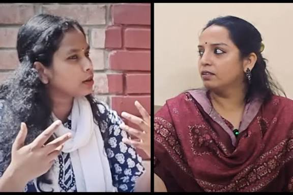 neetusi86329772's tweet image. यह दोनों ताड़का  पूतना टीवी पर  चीख चिल्ला कर, सवर्णों के खिलाफ जहर घोलकर, तेजस्वी को डुबा दी