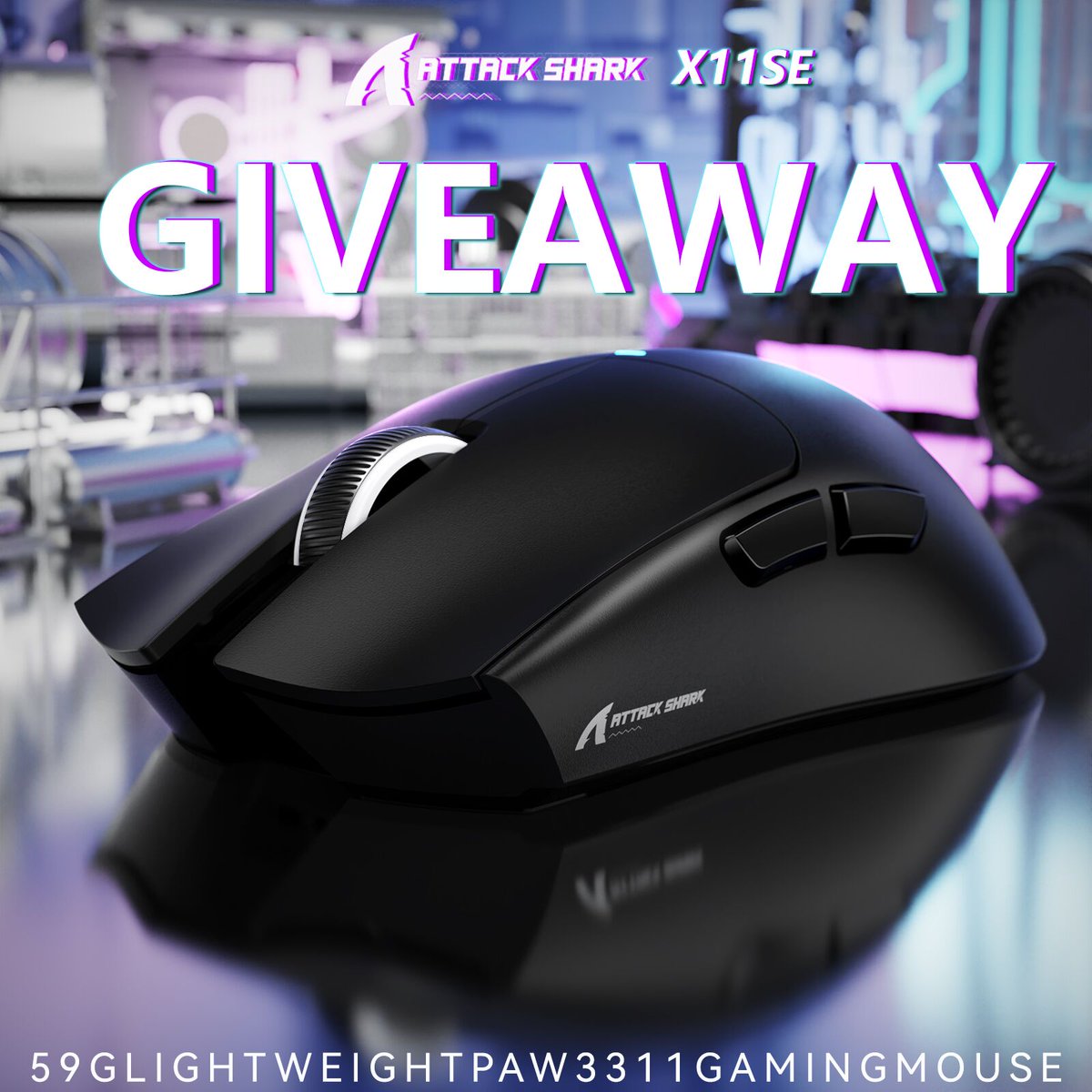 ATTACKSHARKGEAR's tweet image. 🎉ATTACK SHARK X11SE Mouse Giveaway🎉

🏆PRIZE: 1 Winner will be receiving X11SE Mouse

👉How to enter:
1️⃣ Follow @ATTACKSHARKGEAR
2️⃣ Like❤️&amp;amp; Retweet🔁
3️⃣ Tag a friend

📅Announced on NOV. 20

👉 Where to buy:
Amazon US: amazon.com/dp/B0FB3Y2GN9?…
Amazon CA: amazon.ca/dp/B0FB3Y2GN9?…
