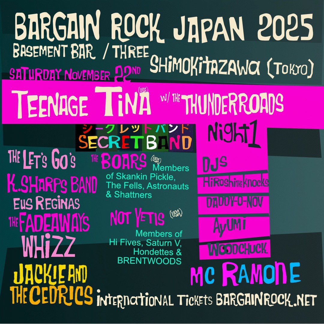 GLITTERFAST's tweet photo. いよいよ来週！バーゲンロックフェス2025開催
前夜祭：11/21(金)
本祭：11/22(土)・23(日)

ベイエリアから4バンドが来日決定！本祭後も横須賀、東京、大阪と丸1週間楽しんでください！

前夜祭の方は各出演者まで
本祭の方は予約フォームもあるのでこちらから是非お気軽に！
https://t.co/EOyke7dQK1 https://t.co/CaWZskOdIU