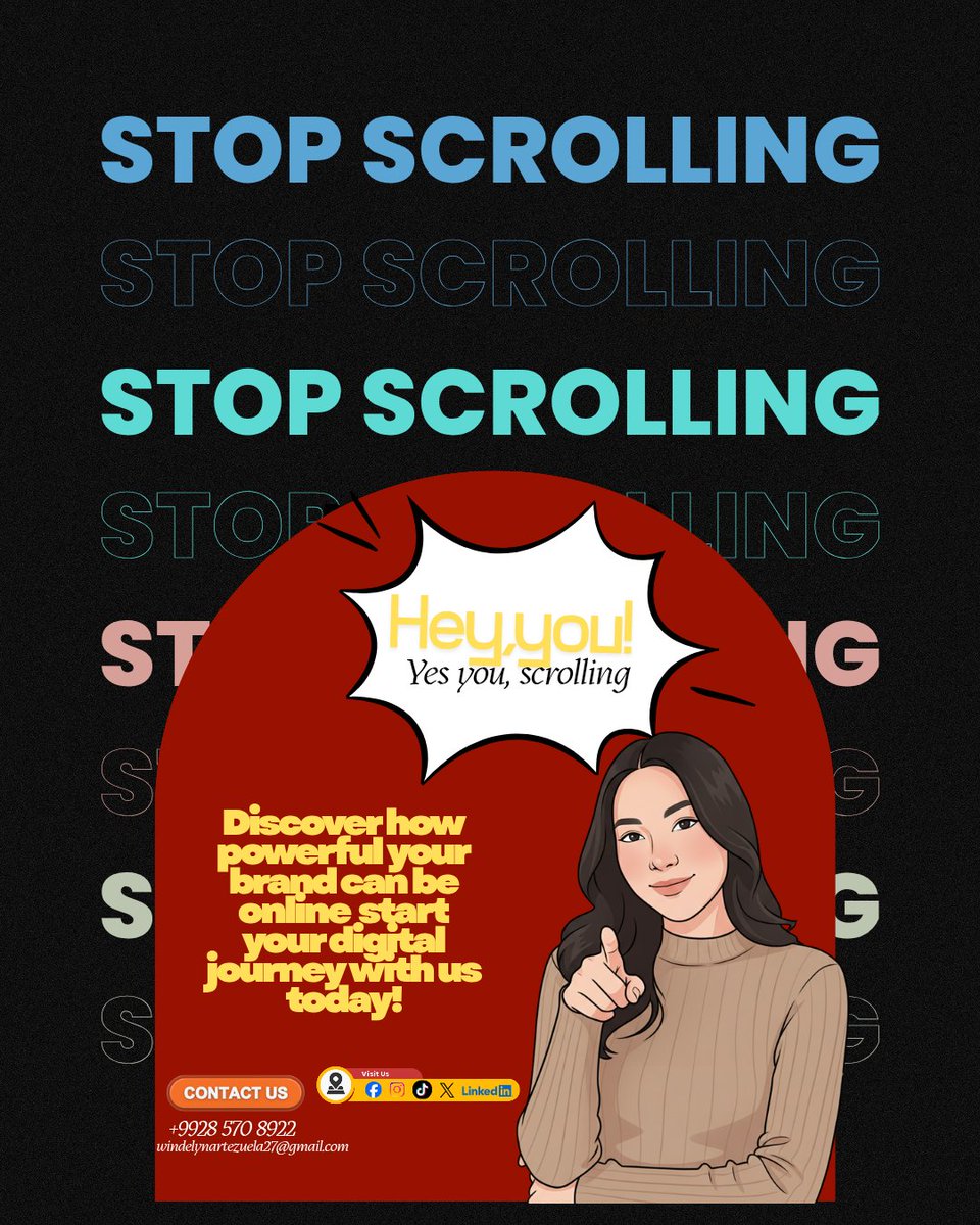 WindelynA57784's tweet image. Transforming brands with strategic content and standout visuals to strengthen your online presence. Ready to grow? Start your digital journey today! ✨

#BrandTransformation #StandoutVisuals
#ElevateYourBrand #StrategicContent
#GrowWithDigital