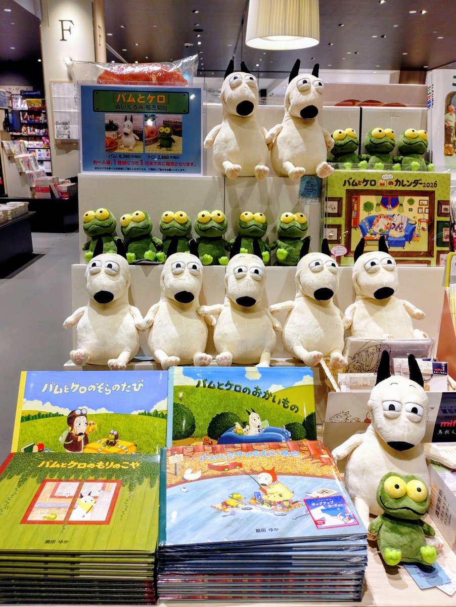 バムとケロのぬいぐるみが入荷しました！！ 多くのお客さまにお求め