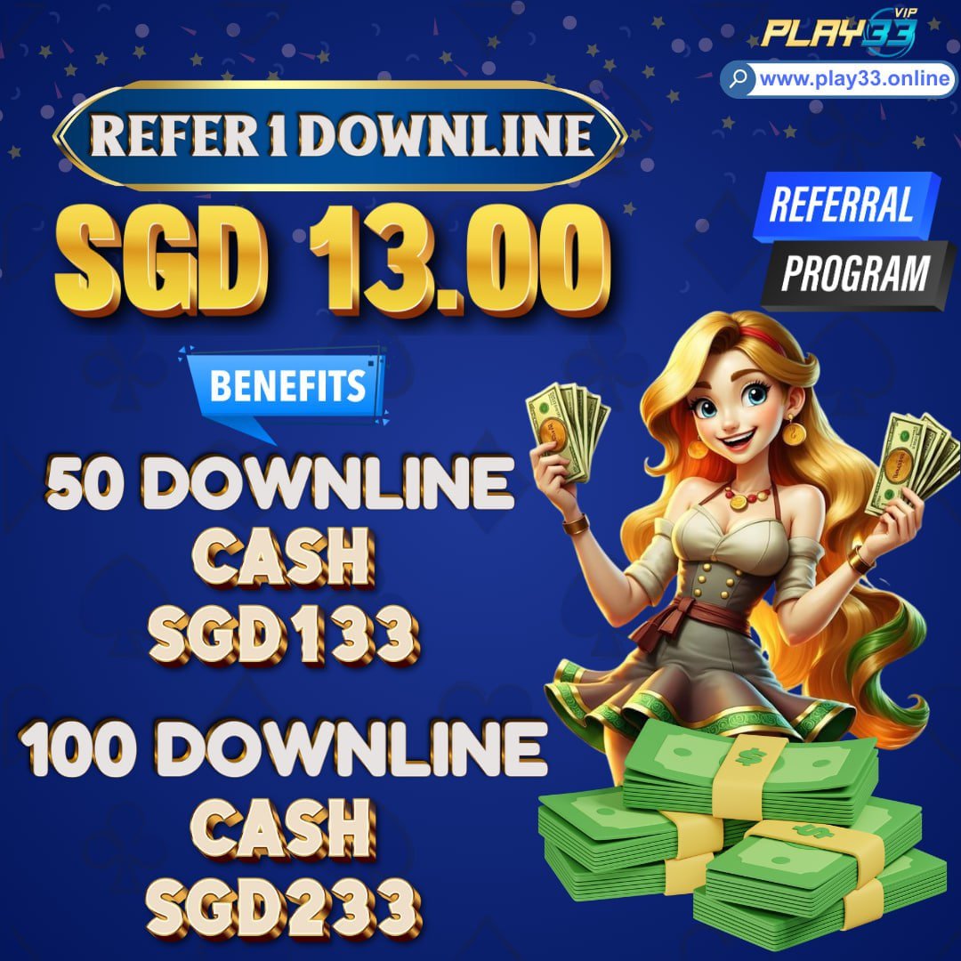 play33vipsg's tweet photo. Google search : PLAY33VIP
Website : https://t.co/vNVNWgmTdl

🚀 Invite &amp; Earn With 🧧🧧🧧 
➡️ Refer Your Friends, Build Your Team &amp; Unlock Exclusive Rewards!

#PLAY33VIP #PLAY33VIPSG #PLAY33 #PLAY33SG #Singapore #singaporeviral #SGgaming #singaporean #singaporegood #singaporebest https://t.co/DT3SR6uwhR