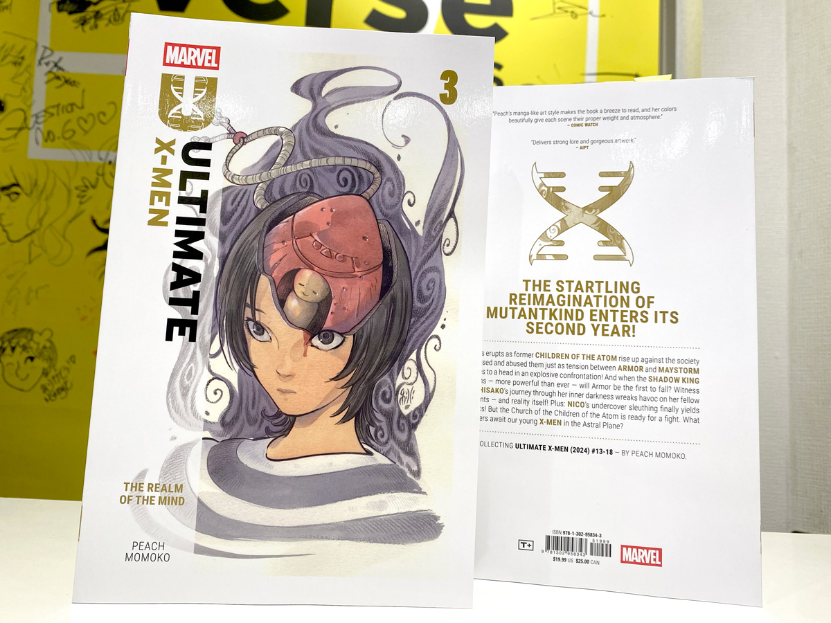 Ultimate X-Men #4 TrinityComic限定　桃桃子先生 Ultimate X-Men #4 Trinity Exclusive Sketch Edition Set by Peach