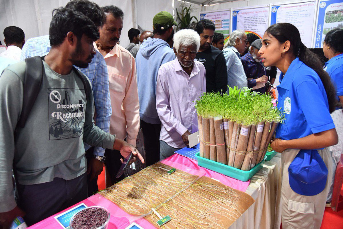 Krishi Mela at GKVK is where Bengalureans lose track of time, direction… and money. 😄🌱

Plants, seeds, snacks, demos — everything calls you from every corner, with those perfect village vibes.

Pro tip: carry water and take public transport… unless you enjoy parking