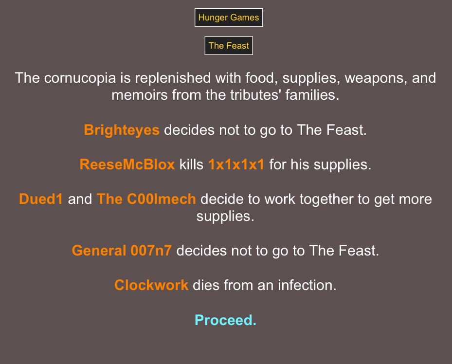 HasTPCreleased's tweet image. day 50: no
day 6 hunger games.
clockwork… seriously.