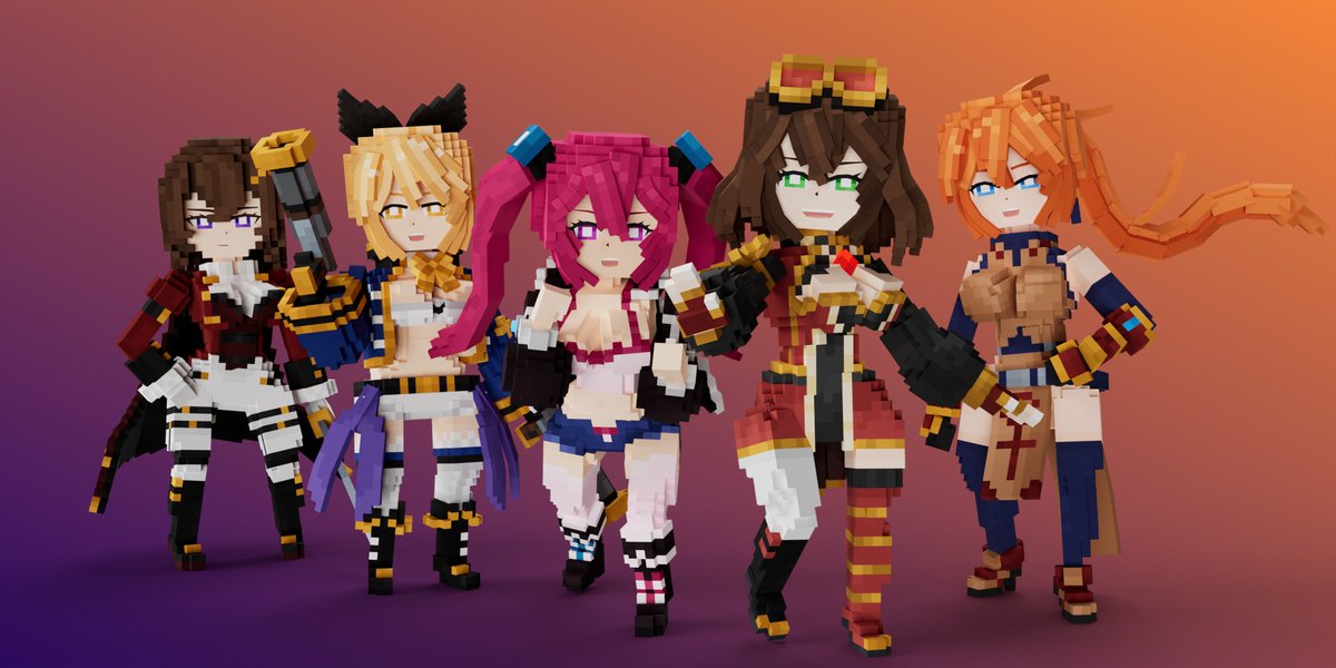 Reizalyn_VoxArt's tweet image. ⚔️
Made with @VoxEdit
Rendered using @ltrender3d
#VoxEditWeekly #VoxelArt #3D