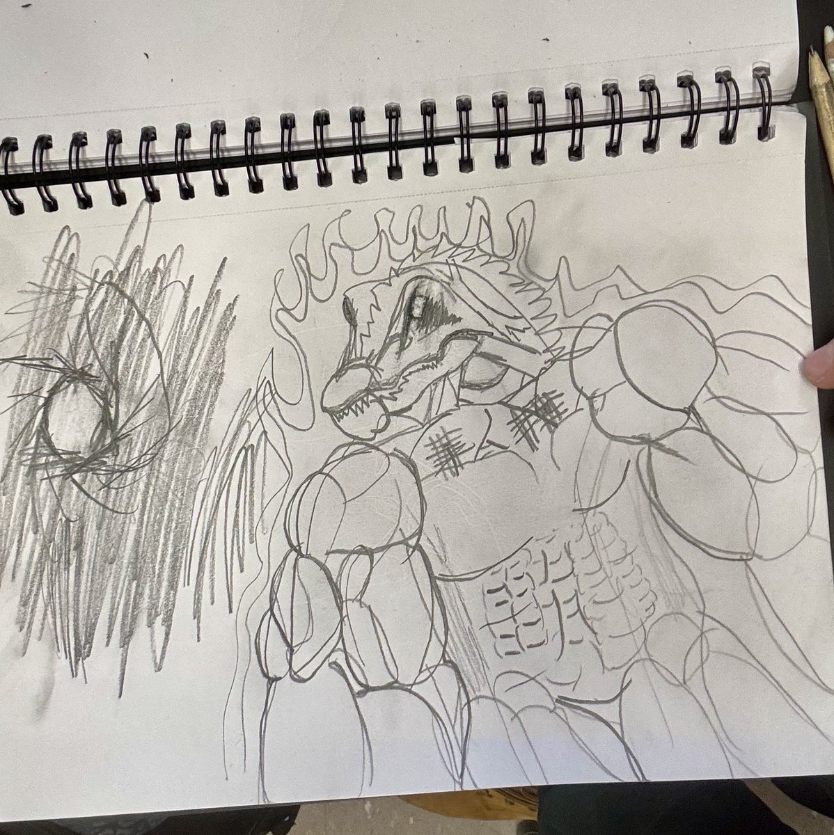 Jackrexiscoolne's tweet image. If this doesn’t get attention. Dont know what will.
#art #spinosaurus #OC
#dinosaur #multiversal