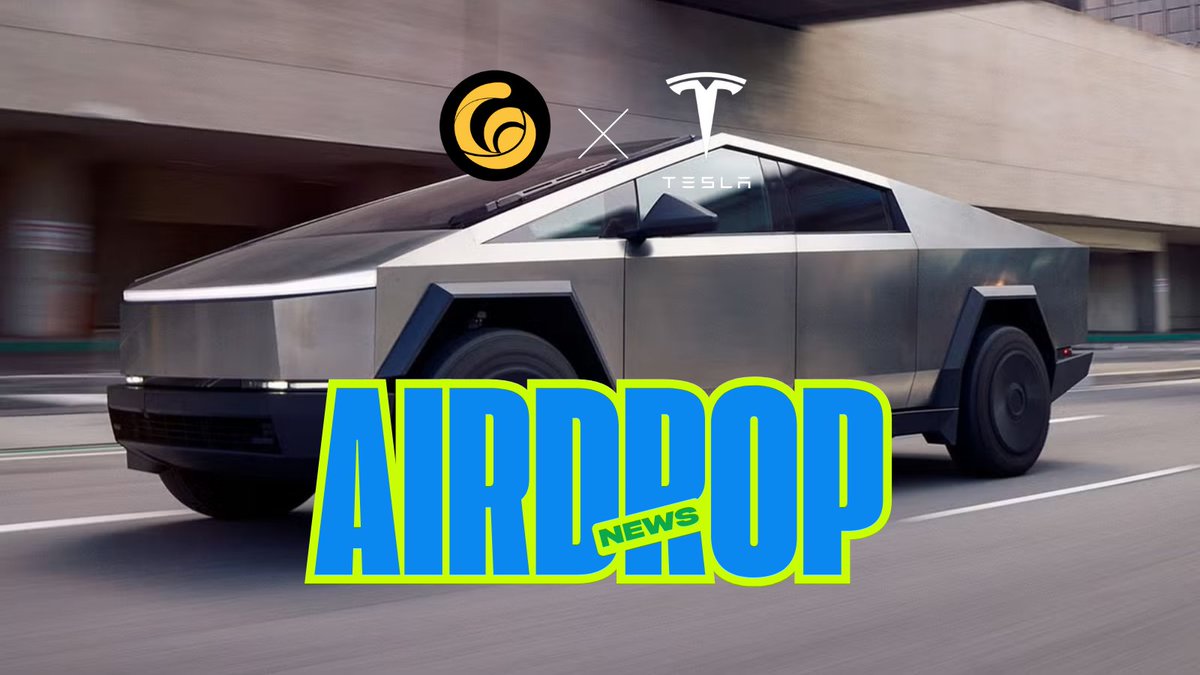 RACA_3's tweet image. 🏎️ Tesla Cybertruck Airdrop by #RACA #Cybertruck #Tesla $RACA
🎯 Season 23 (out of 24 seasons)
💵 5 lucky winners to bag a total of 15,000 $USDT