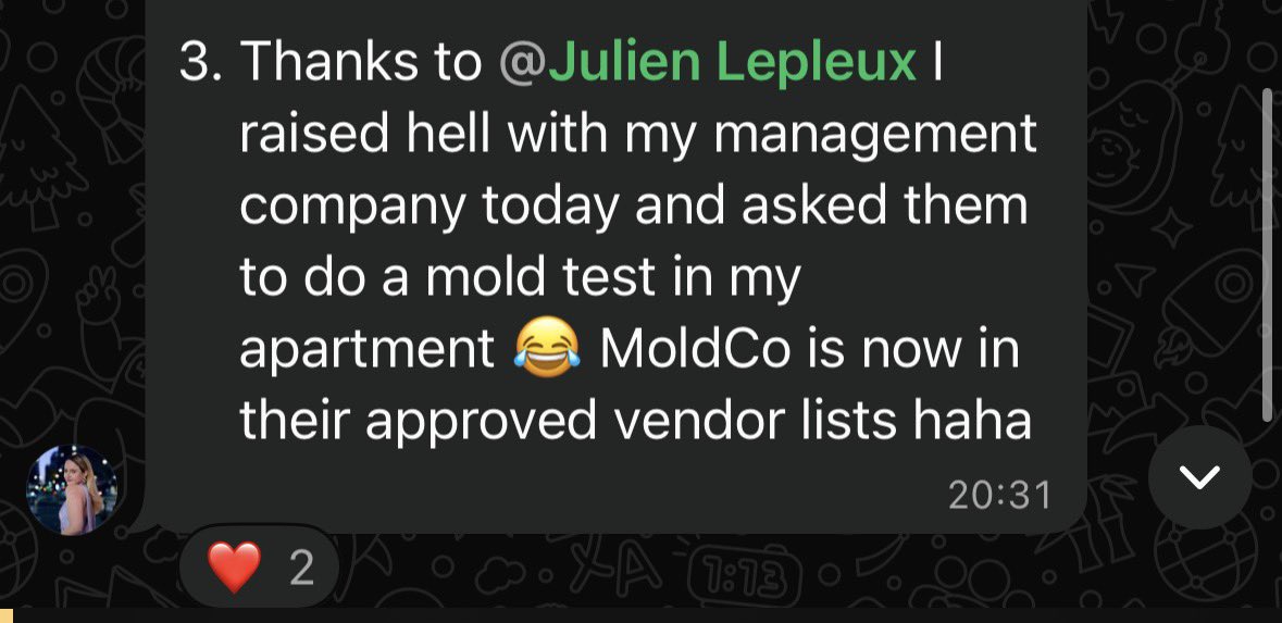 One more person pushing for answers. One less landlord brushing it off. 

Onwards!