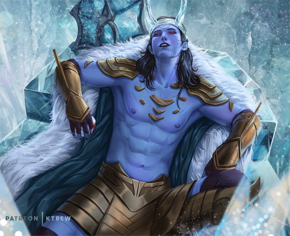 Loki ❄️
Jotun form  🤌