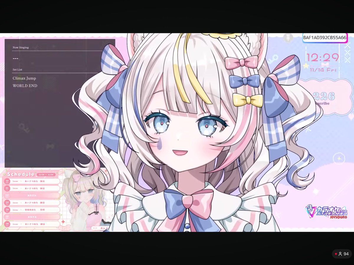 達成まであと8人！ ୨୧ 耐久歌枠 ୨୧ チャンネル登録者1234人耐久歌