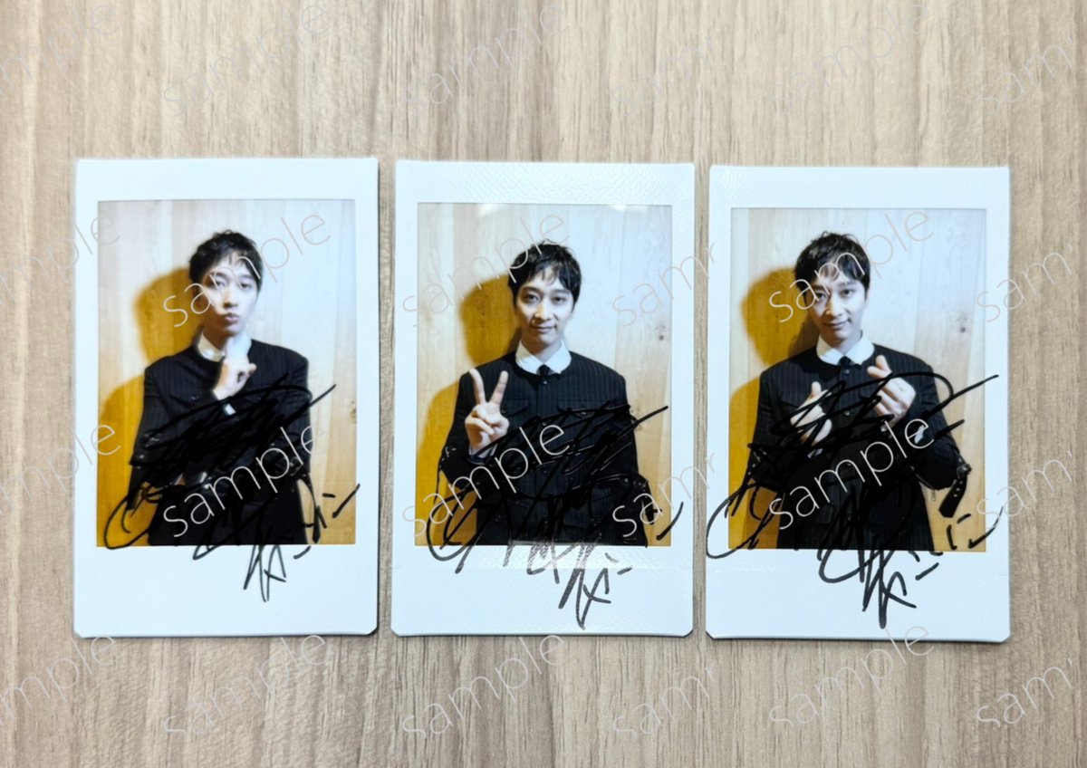 可愛い✌️チャンソン💜のチェキ届きました🎵 選んで頂いて本当に