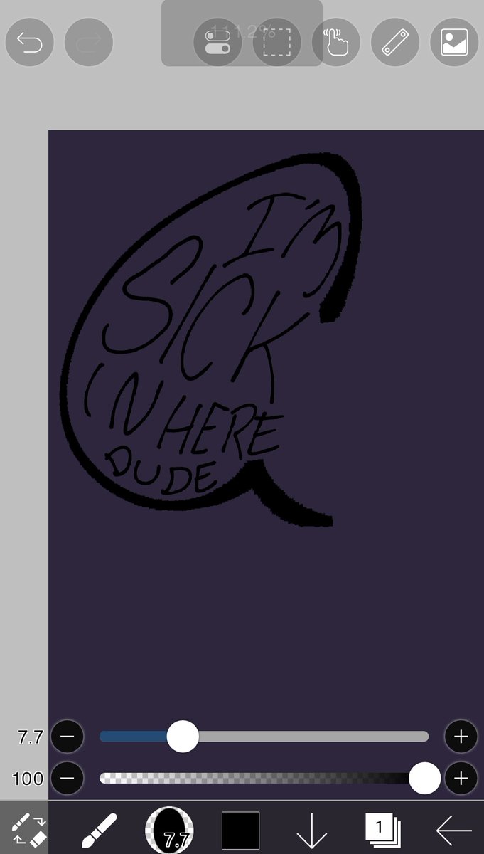 Coolest speech balloon I've ever done