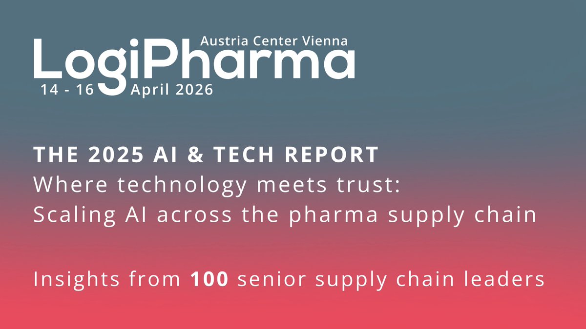 ColdPlatform's tweet image. A report commissioned by LogiPharma has revealed significant changes in the way pharmaceutical supply chains are adopting artificial intelligence, reflecting an industry in transition. 

Read more and download the AI report for free here: coldchainplatform.com/news/2025/nov/…

#LogiPharma