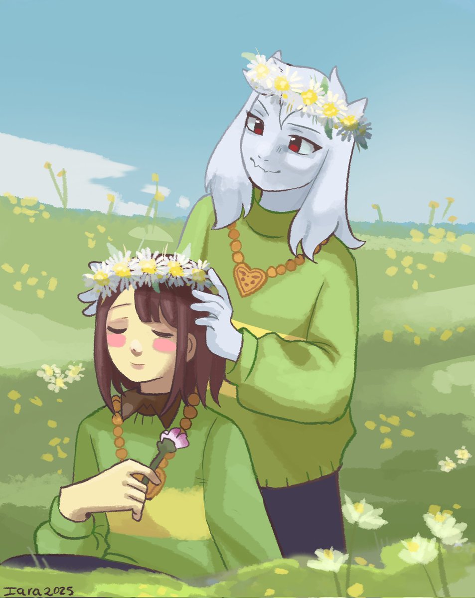 DISUIT4I's tweet photo. best friends. 
#chara #asriel https://t.co/JkHCYKvfSn