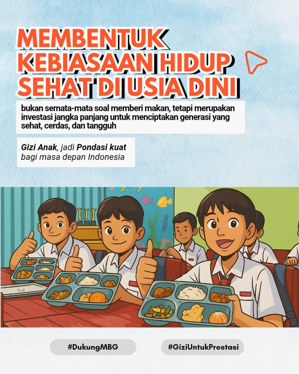 bhinneka_news's tweet image. Dengan gizi seimbang, anak-anak dapat belajar lebih fokus, tumbuh lebih kuat, dan meraih lebih banyak prestasi #MBG #KawalMBG #ProgramPrioritas