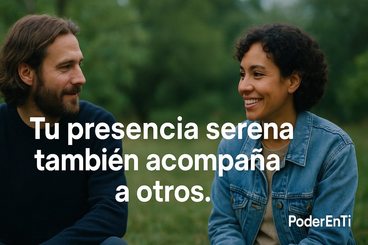PoderEnti's tweet image. Tu presencia serena también acompaña a otros. #PoderEnTi

🏷️ Etiqueta a quien te inspire a seguir adelante.

#Calma #Equilibrio #Presente #Bienestar #Comunidad