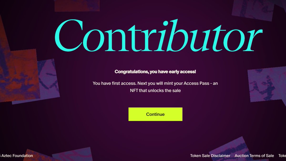 armanifeante's tweet image. Secured early access to the @aztecnetwork community first distribution offering. 

The terms of the sales, vesting and unlock schedule is so repulsive that i am tempted to go all in.

Because, there would be no middle ground on this one.

And the mob are mostly wrong.