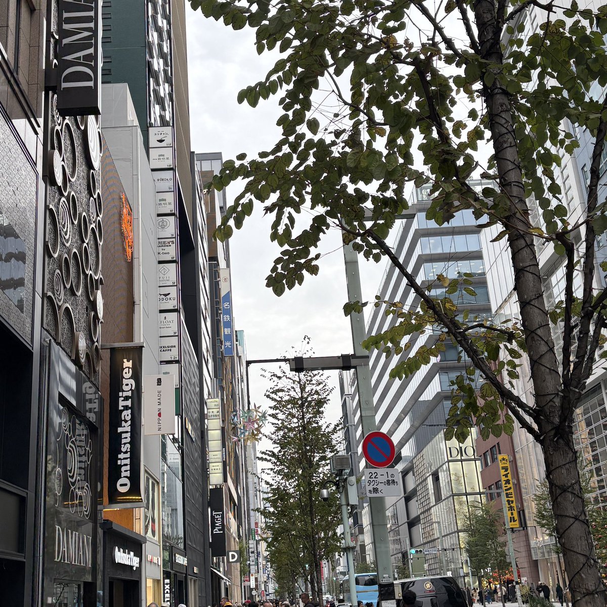 なにかと話題の資生堂
オニツカタイガー、人が途切れてるの見たことない。

スニーカー履いてるとインド人バイヤーから高確率でつっこまれる。