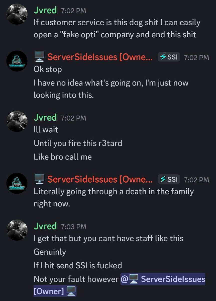 Hi Jared, we're sorry you couldn't follow simple instructions. When you call staff retards, we tend to not respond well. No death threats needed, we don't care that much 💕 Don't ask us again about your GPU. We wasted two hours with you after your tantrum and that was plenty.