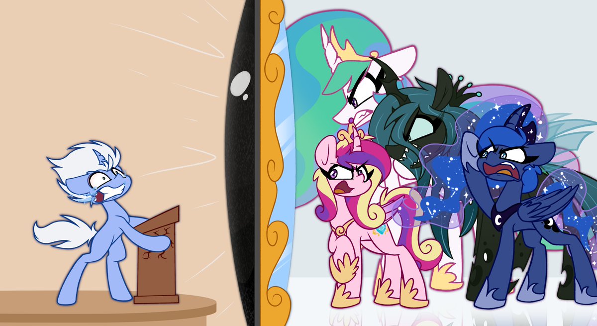 RoccoRoccs's tweet image. Art by @NekroLed 
It&apos;s sad that I am just now getting around to posting this, Octobers suck for me! But Nekro did a amazing job! 

Oh yeah... this is a cover art for a story!
See it here: fimfiction.net/story/575838/m…