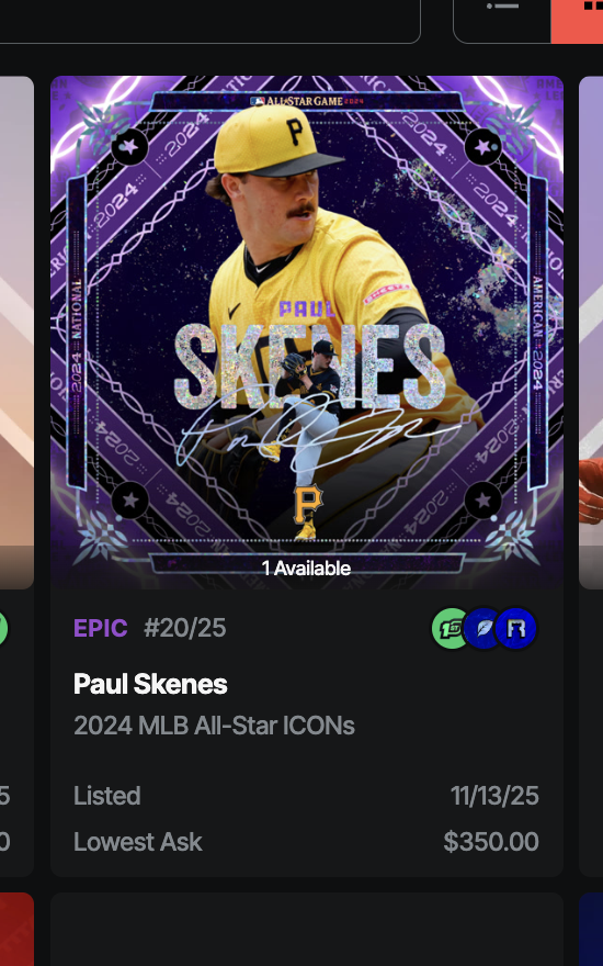 derekcsnook's tweet photo. Only one Skenes rookie for sale ๐ฅ๐ซฆ
#PaulSkenes #SkenesRookie #MLBCollectibles #DigitalCollectibles #CandyDigital #RookieGrail #BlueChipNFTs #SportsCollectibles #NFTCommunity #MLBRookies #StatusEconomy https://t.co/HXSdqW2yGQ