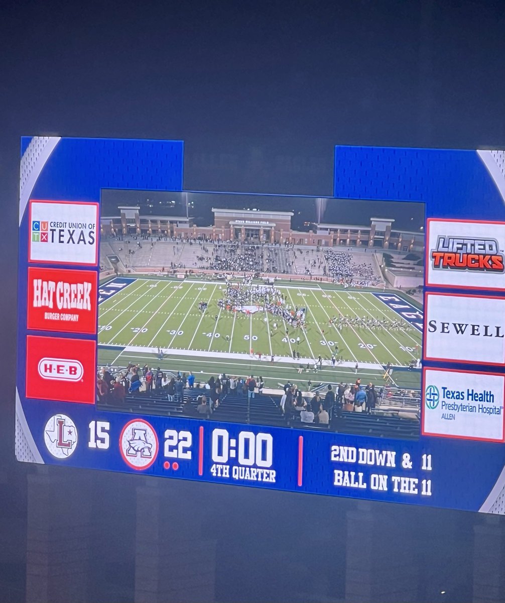 Your Allen Eagles are Bi-District Champs!