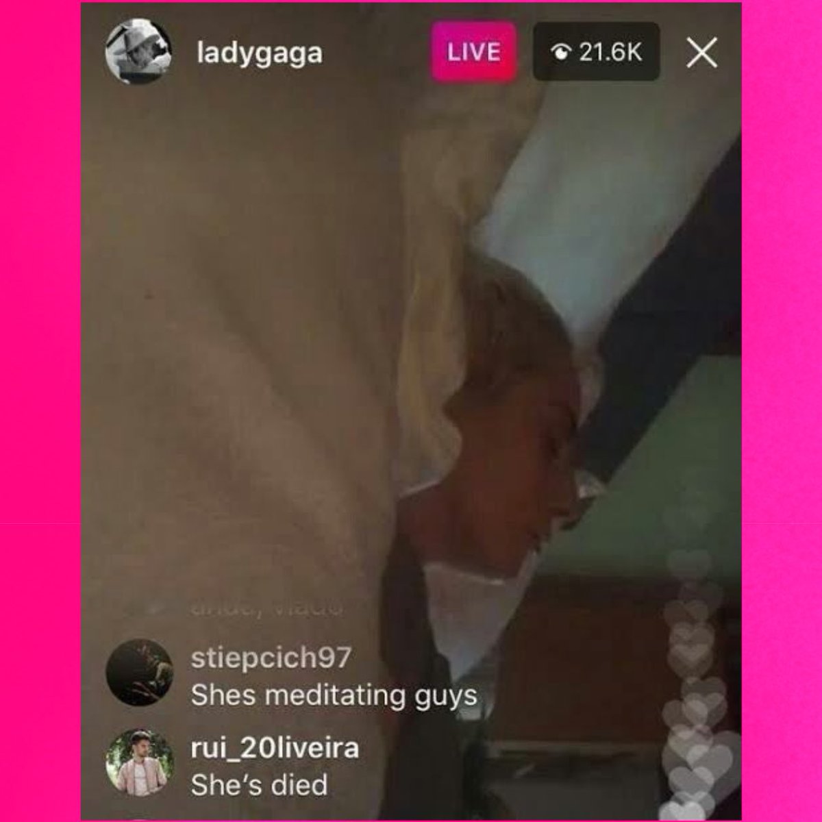 DropPopNet's tweet image. 8 years ago, Lady Gaga fell asleep on Instagram live.