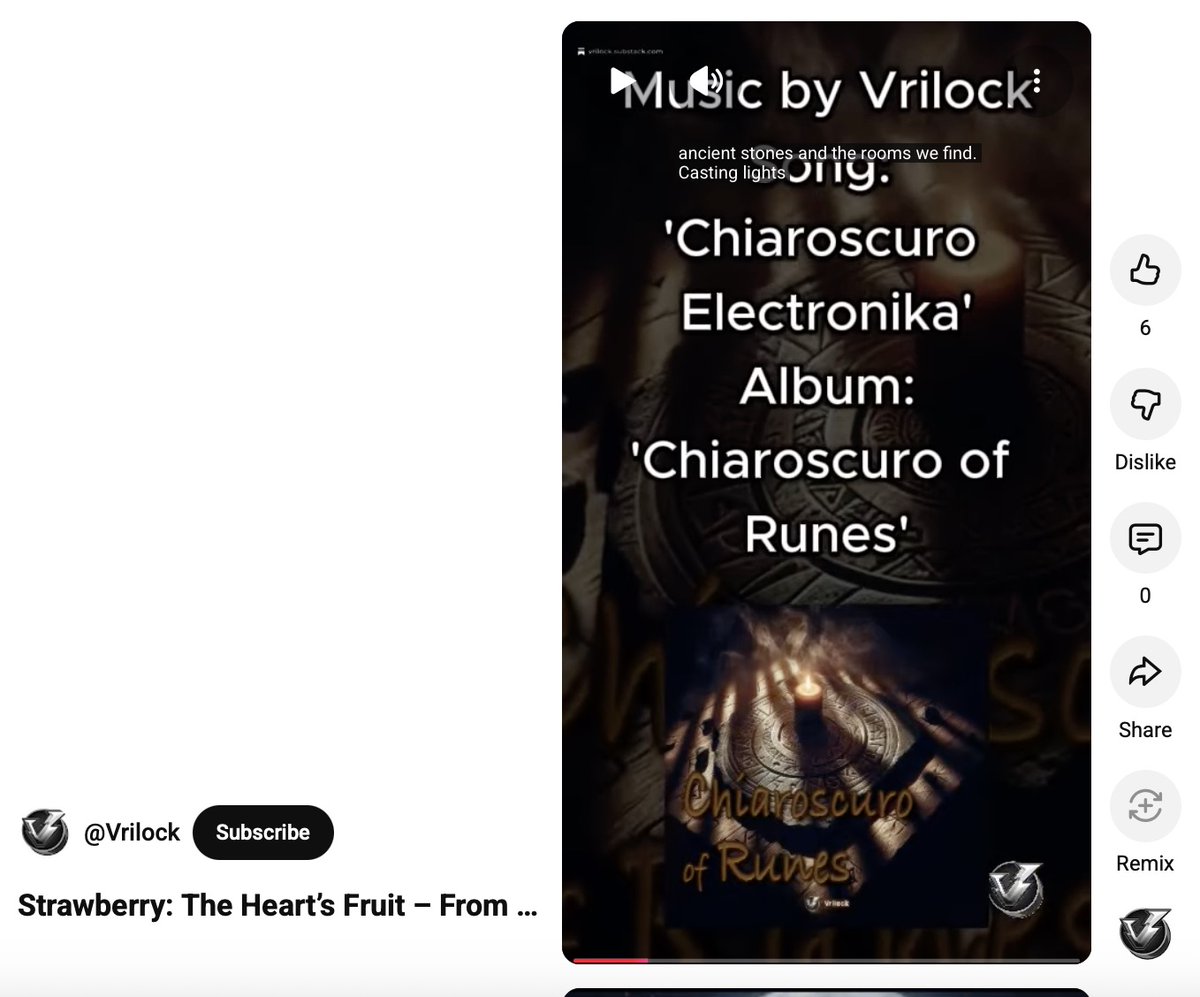 LadyKAComics's tweet photo. Enjoy #Vrilock #music 'Chiaroscuro Electronika' from '#Chiaroscuro of Runes’ album!
Watch Enchanted Vistas - Strawberry: The Heart’s Fruit – From Healing Elixirs to Love Spells!
https://t.co/VTyZRJ3R4o https://t.co/AXT3ocFn9g
