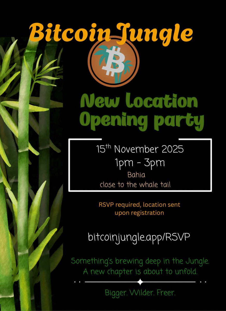 Bitcoin Jungle⚡️ (@BitcoinJungleCR) / Posts / X