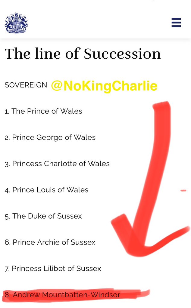 NoKingCharlie's tweet image. The punishment   
Hyphen included 

Does anyone think this ends here with praise for Charlie and decisive hyphen  deployment ?

#NotMyKing #KingCharles #NotMyGreedyKing #RoyalFamily #AbolishTheMonarchy