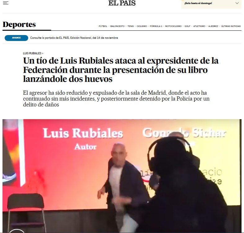 JulianMaciasT's tweet image. &quot;Un atacante de extrema izquierda&quot; dicen en HerQles, el pseudo medio de VOX. Aún no han borrado el tuit a pesar que a los pocos minutos se supo que quien le tiró los huevos a Rubiales fue su tío.
Es su modus operandi, culpan de todo a la izquierda siempre.