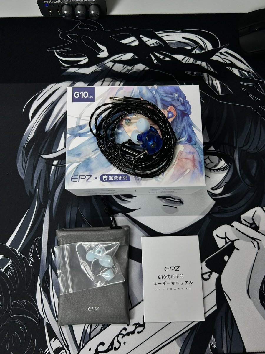 isacsetup's tweet image. new epz g10 #desktopsetup #iem