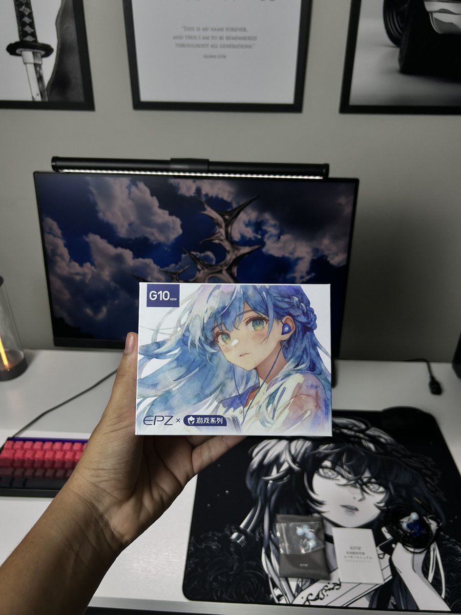 isacsetup's tweet image. new epz g10 #desktopsetup #iem