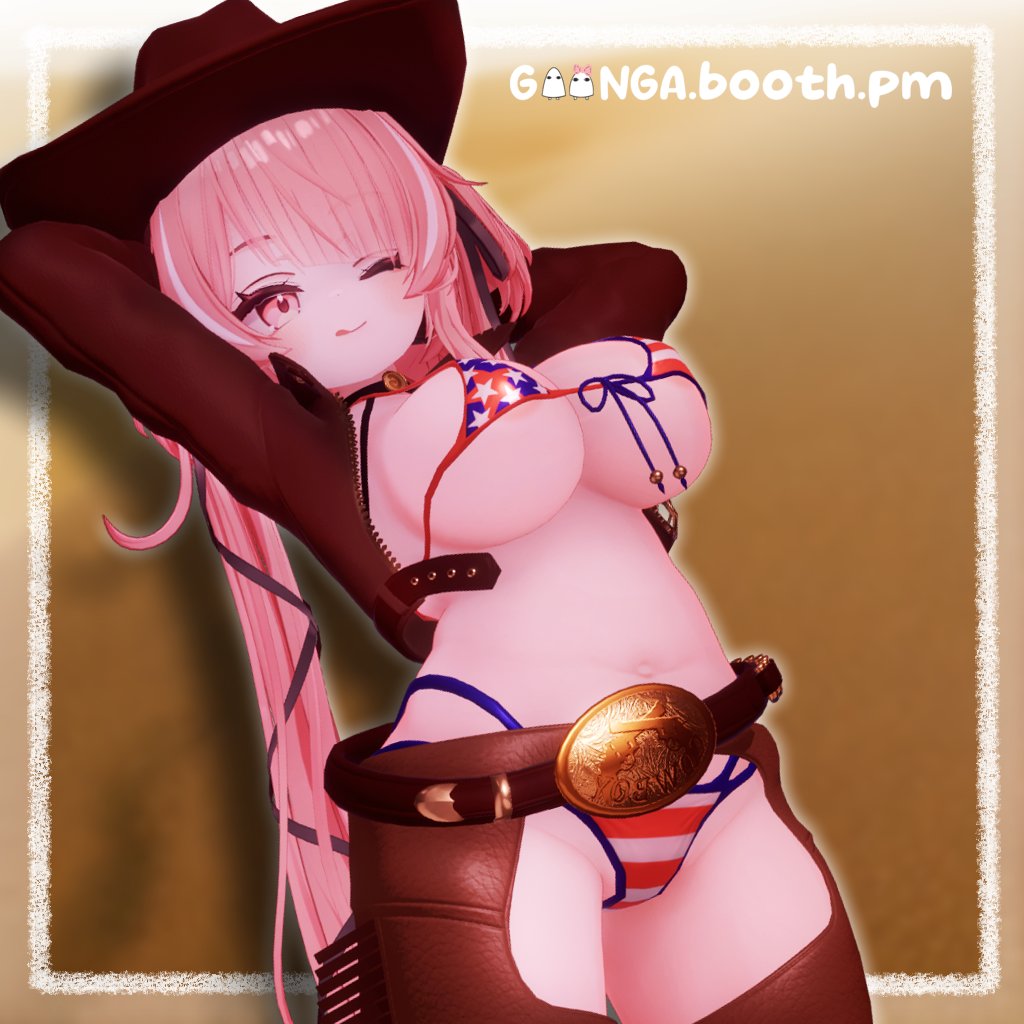 Goongas Cowboy Bikini for Ichigo is now available! #VRChat #booth_pm #VRC 

goonga.booth.pm/items/7645745