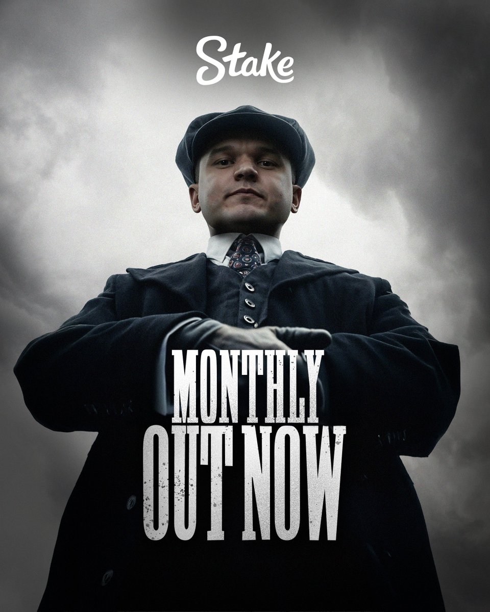 Stake's tweet image. By the order of @StakeEddie, your monthly is out now!
Head to your inbox! 📥