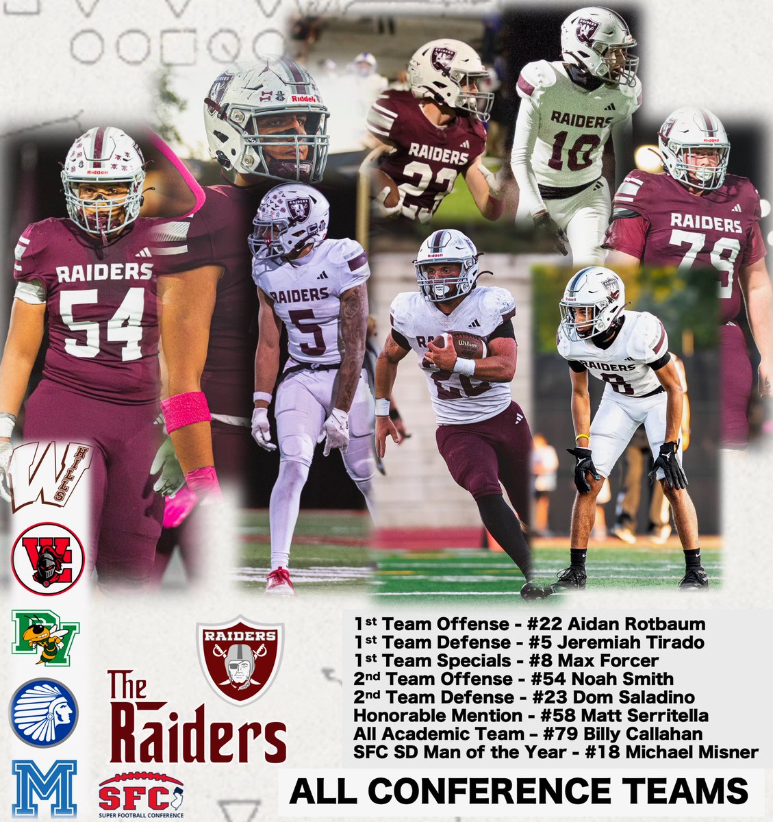 max_forcer's tweet image. All Conference Team #God #highschoolfootball #football